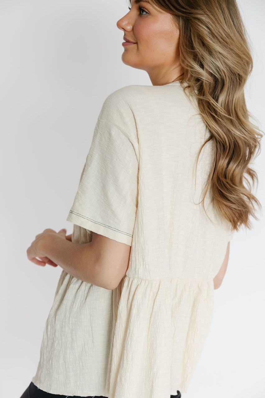 Tatum Blouse in Cream