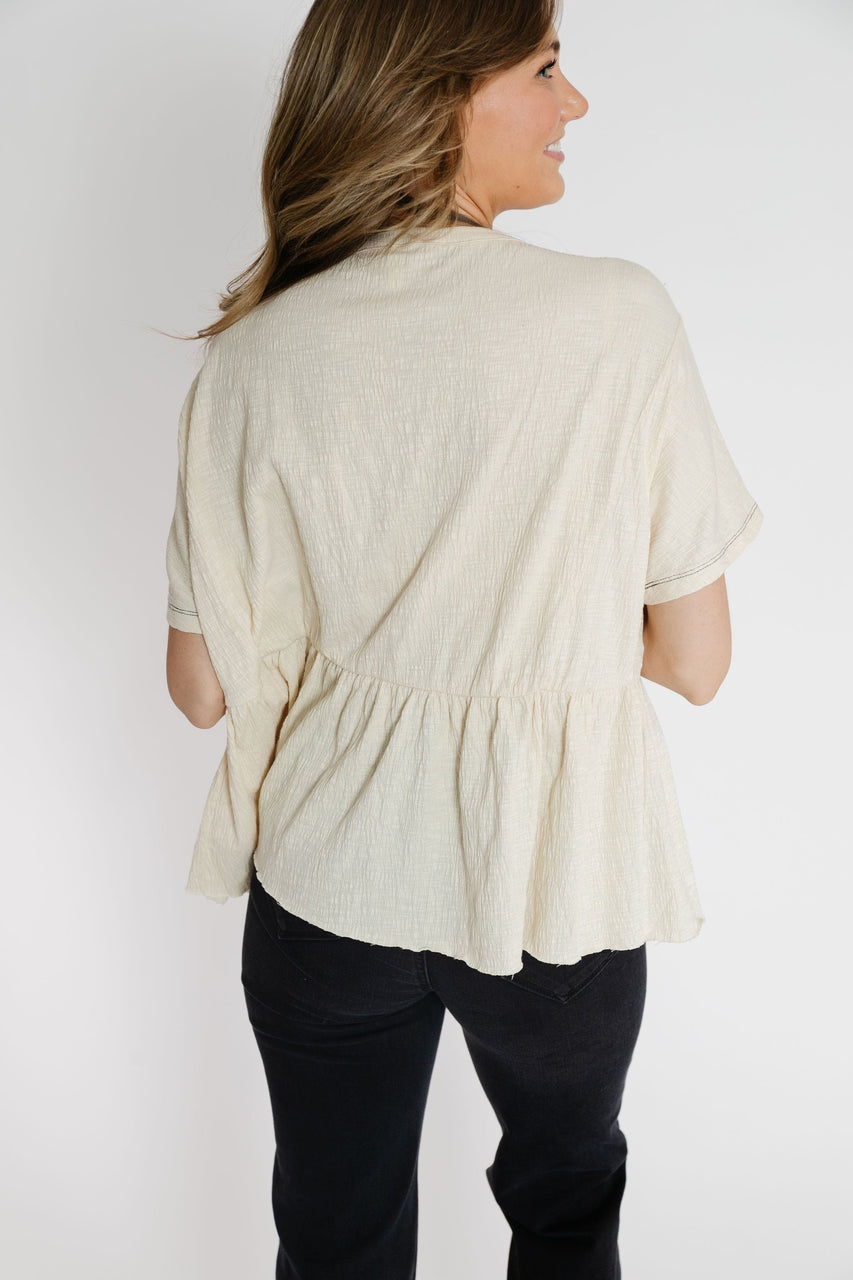 Tatum Blouse in Cream