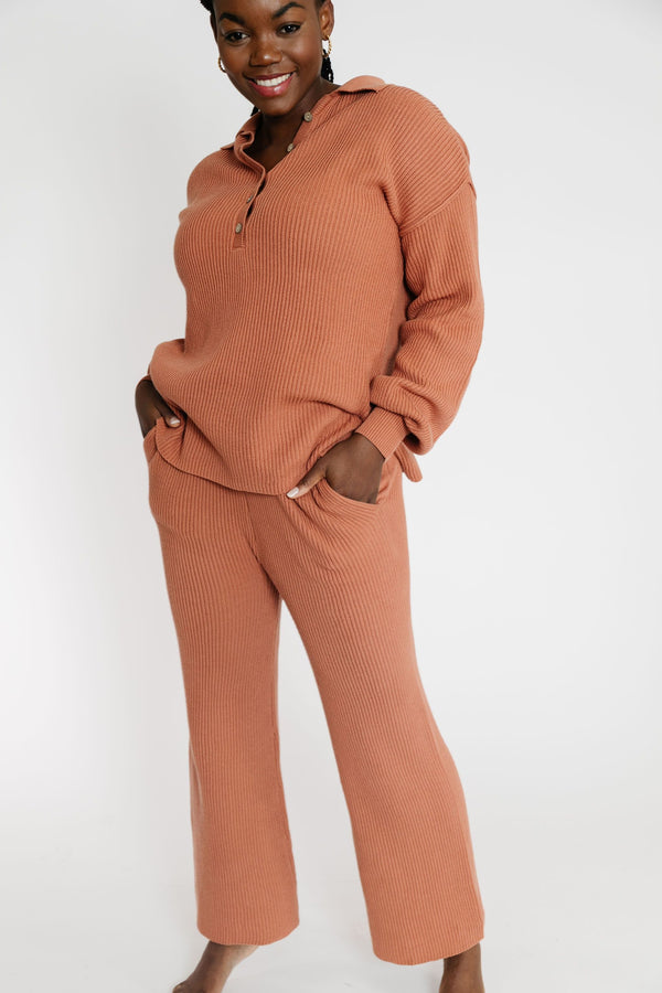 Wyatt Sweater Set in Burnt Ginger