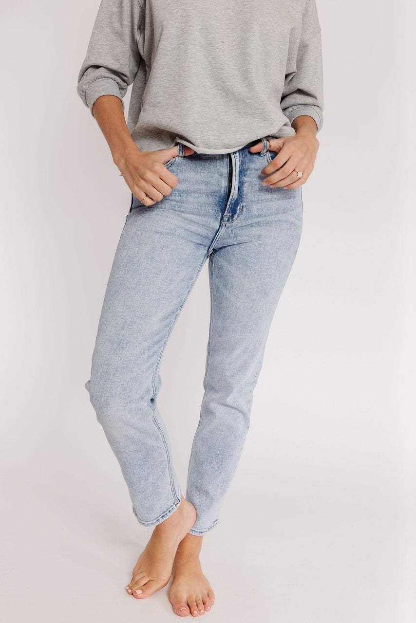 Mom Jeans in Lt. Blue Soel Boutique